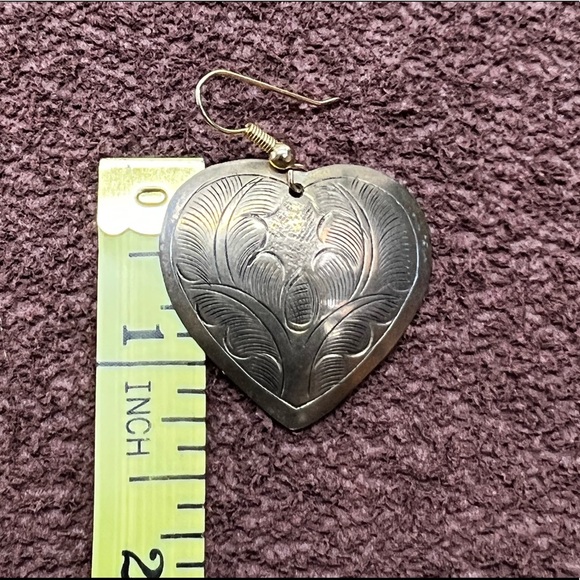 4 pairs Vintage Mod ~ Renewed Antique Brass/Copper Earrings - Picture 9 of 10